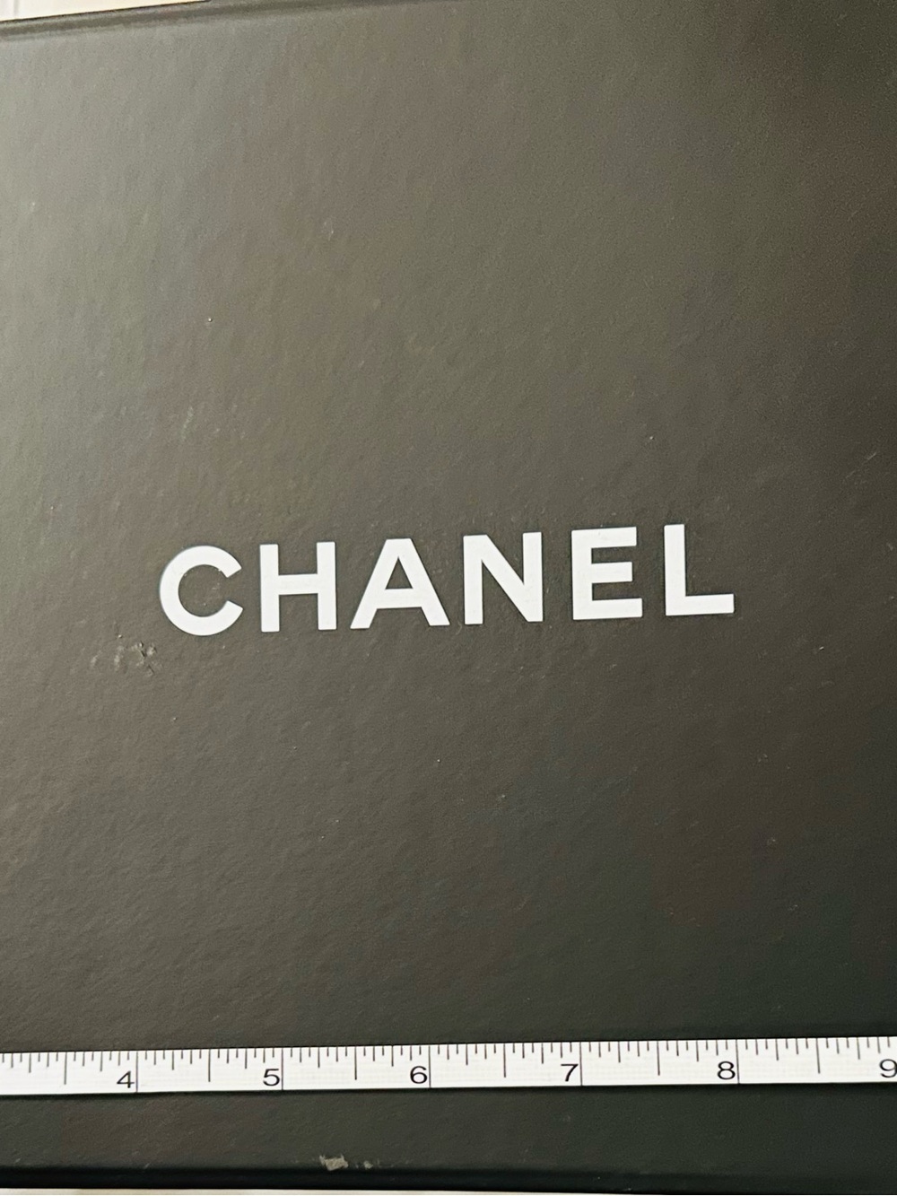 CHANEL Black and White Logo Box